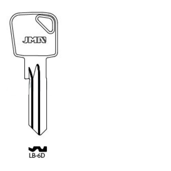 Klucz JMA (LB-6D) do wkładek ARES