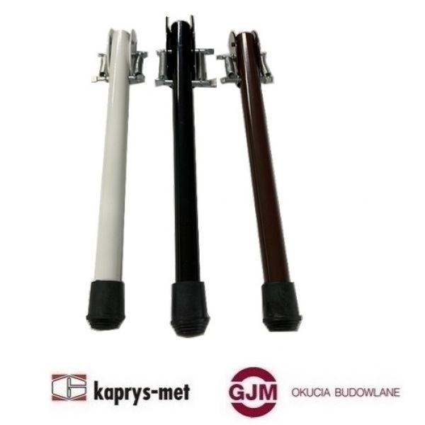 Przytrzymywacz stopka garażowa mała brąz ø14x200