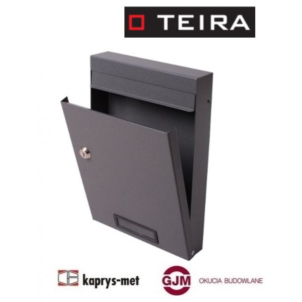 Skrzynka na listy TEIRA mała SM ONYX