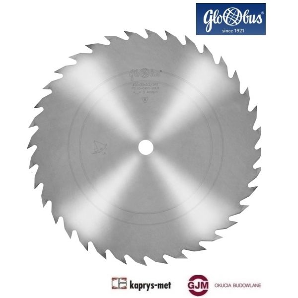 Piła tarczowa do drewna LA 450x3,2/36 Globus Wapienica