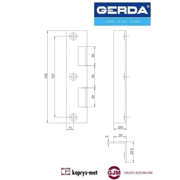Obejma kątowa do ZX GERDA
