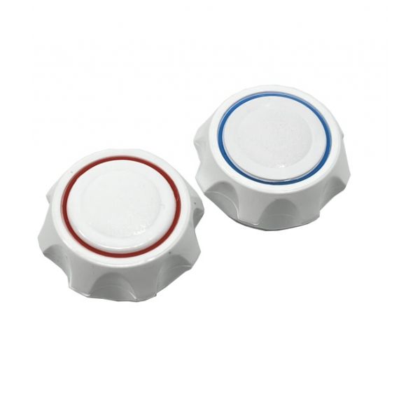 Pokrętło PCV białe