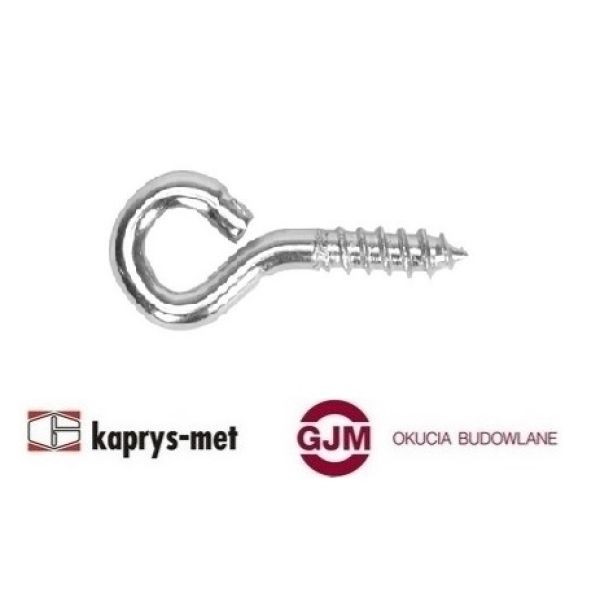 Wkręt oczkowy do haczyka