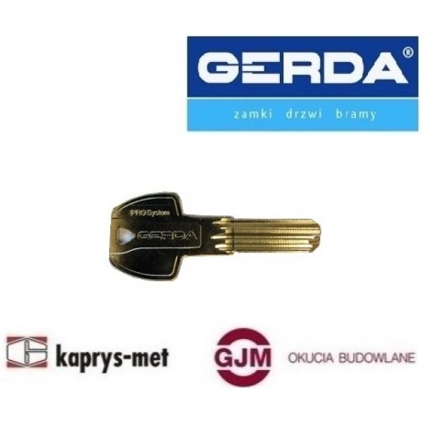 Klucz GERDA PROSYSTEM z 3 nawiertami