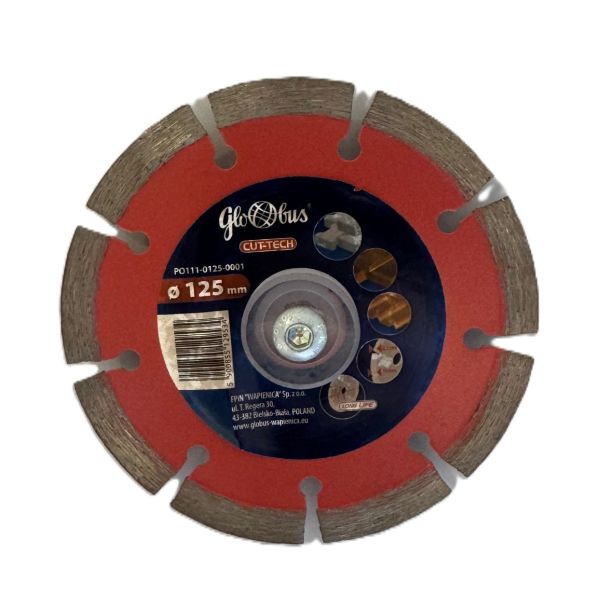 Piła diamentowa CUT-TECH 125x22,23 PO111-0125-0001 GLOBUS