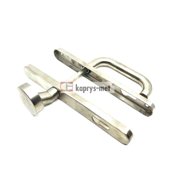 Gałko-klamka MEDOC 92W IN102OV/265OV INOX (lewa)