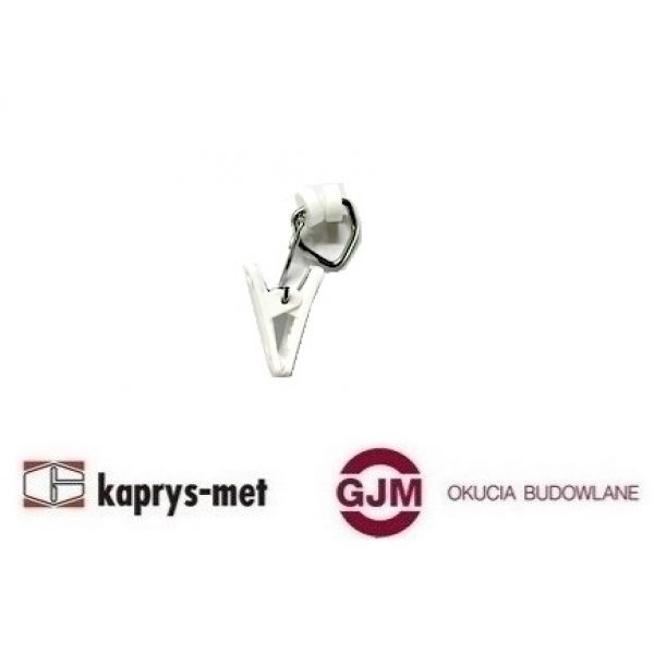 Żabka plastikowa z rolką biała