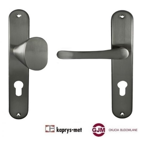 Uchwyt-klamka nikiel satyna CLASSIC SCHAFFNER 72 mm i 90 mm