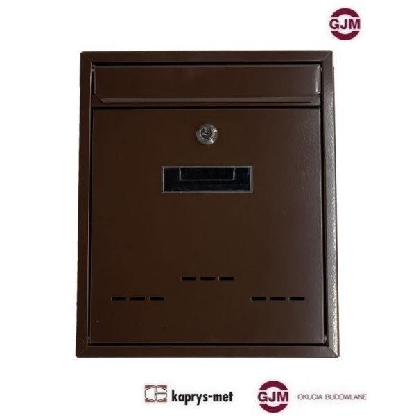 Skrzynka na listy RD brąz GJM