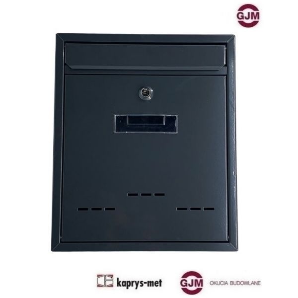 Skrzynka na listy RD grafit GJM