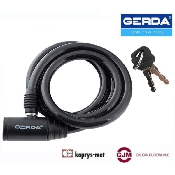 Zapięcie rowerowe mode FLEX 1000/8K - linka GERDA