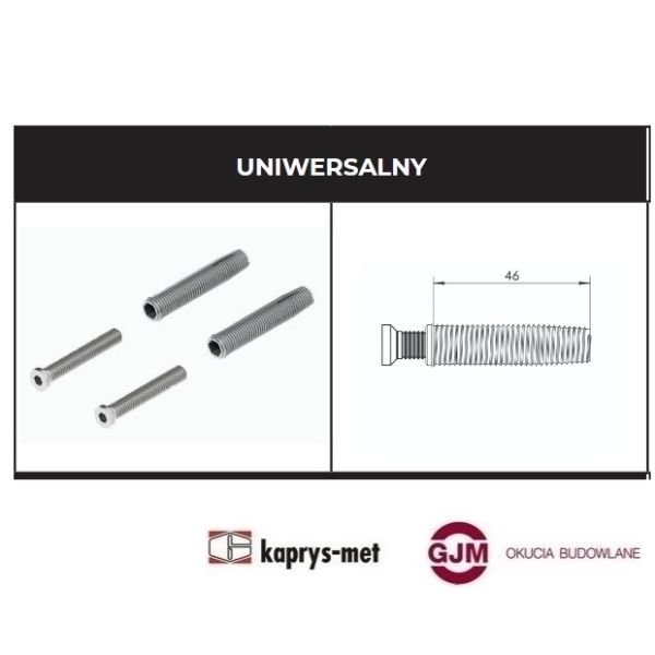 Zestaw WALA mocujący do uchwytów jednostronnych P45 TKO
