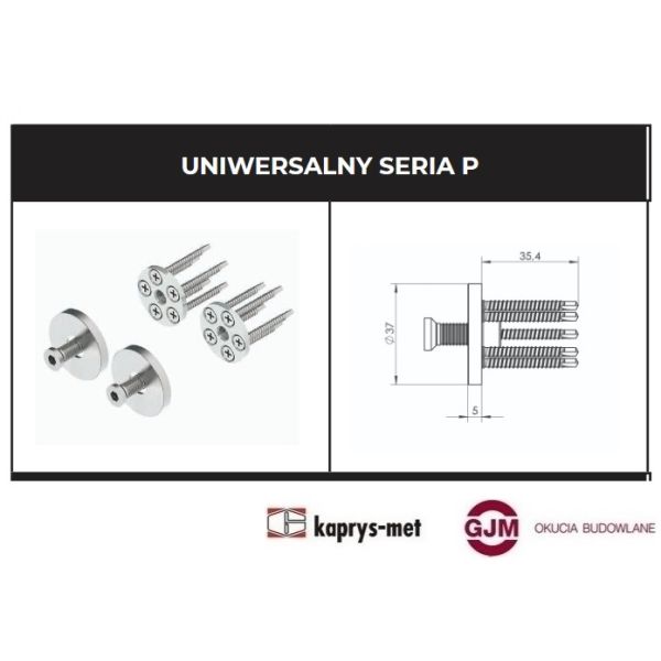 Zestaw WALA mocujący P45 blaszka