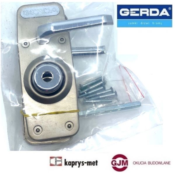 Szyld ZW 6000 GERDA nikiel-satyna prawy