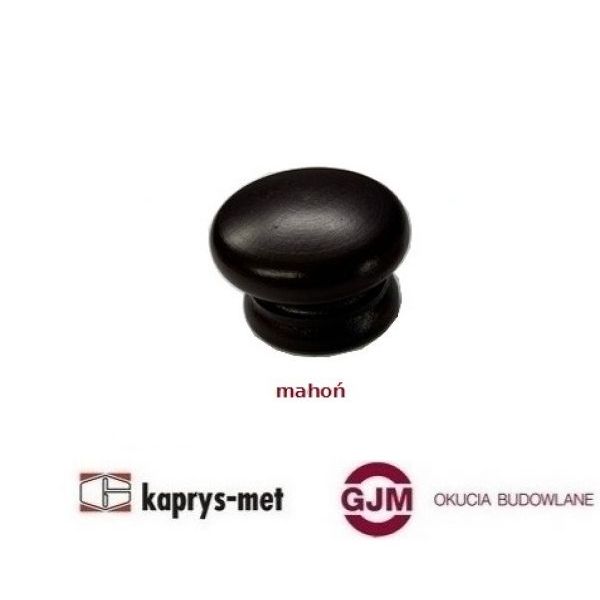 Gałka meblowa zwykła mahoń