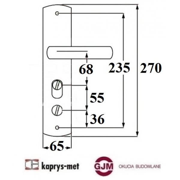 Klamka do drzwi chińskich ZK1 patyna lewa