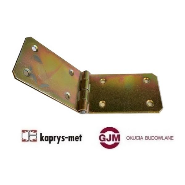 Zawias budowlany 150x45 ocynk żółty