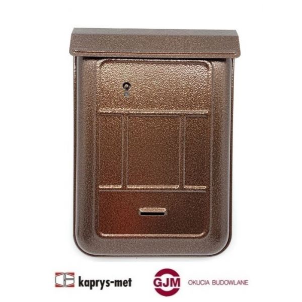 Skrzynka na listy wewnątrzlokalowa ozdobna Typ SZ brąz