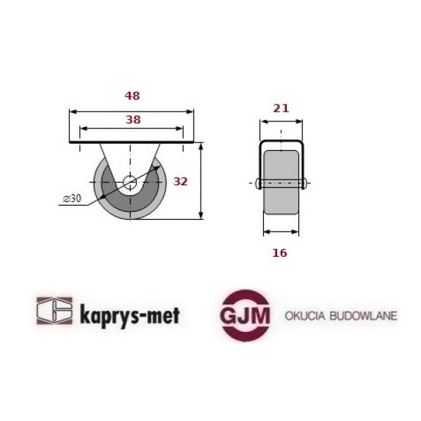 Kółko jednokierunkowe RP-33