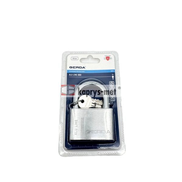 Kłódka GERDA KAP S60 aluminiowa