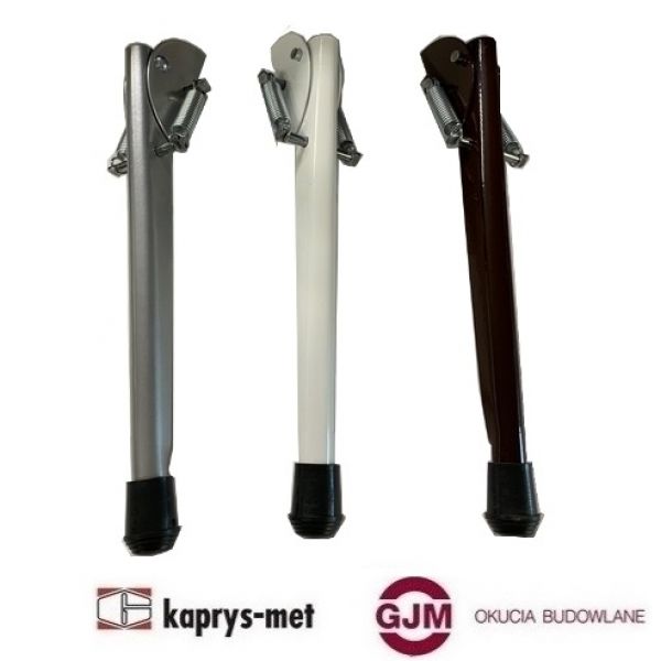 Przytrzymywacz stopka garażowa średnia Profil 235mm czarny