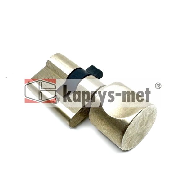 Wkładka G 17/25,8 mm z gałką WC nikiel/satyna BH