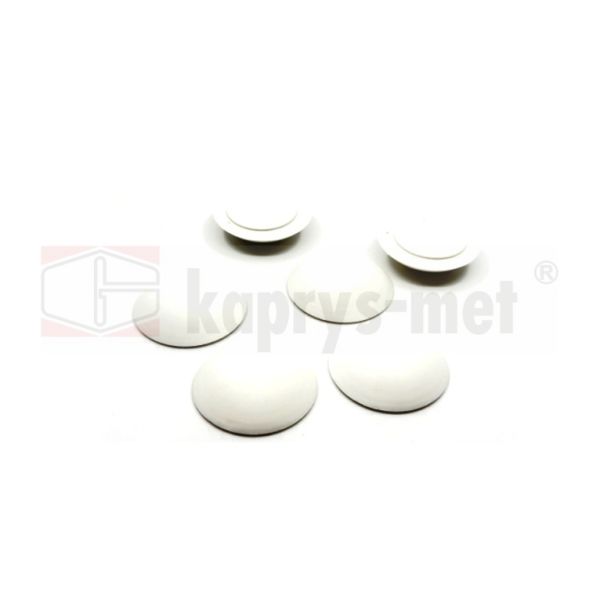 Odbój naścienny samoprzylepny biały 6 cm