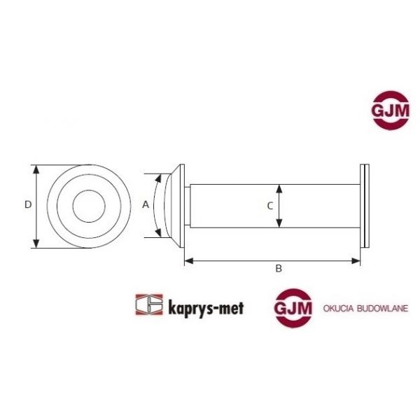 Wizjer 65-110 mm GJM W16L patyna