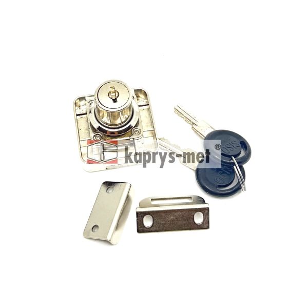 Zamek SISO meblowy CL850 FI 19x32 (14.01.250) dwa rygle (prawy)