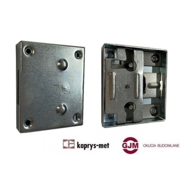 Zamek meblowy nakładany metalowy 30 uniwersalny