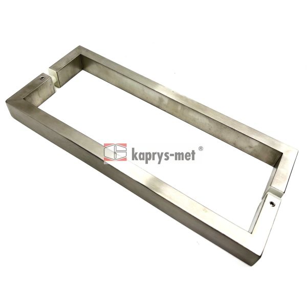 Uchwyt SQUARE (007.000.010) INOX L-300 30x15 prosty kpl.