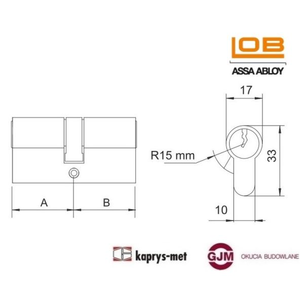 Wkładka LOB 40/50 SN LOBIX-XT 5kl.blister