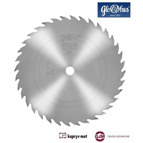 Piła tarczowa do drewna LA 400x3,2/36 Globus Wapienica