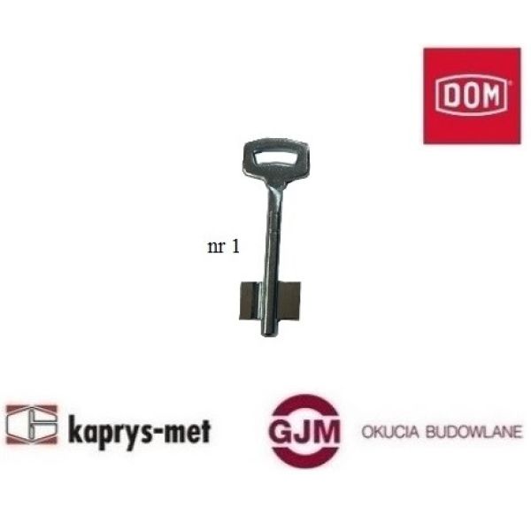 Klucz dwupiórowy-krótki 1 DOM POLSKA