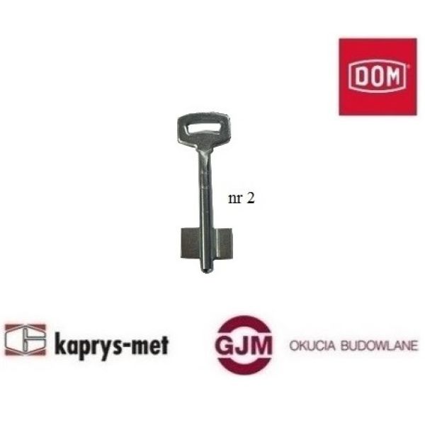 Klucz dwupiórowy-krótki 2 DOM POLSKA