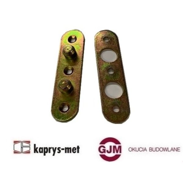 Blokada antywłamaniowa zaokrąglona ocynk żółty