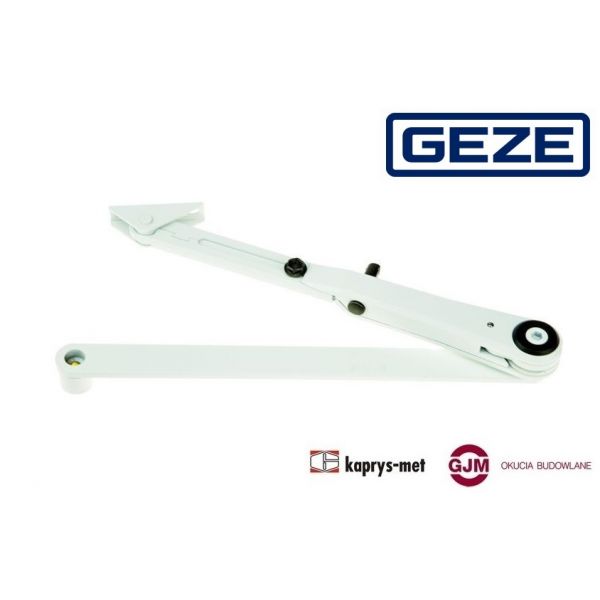 Ramię Geze TS 2000 / TS 4000 z blokadą włącz / wyłącz biały