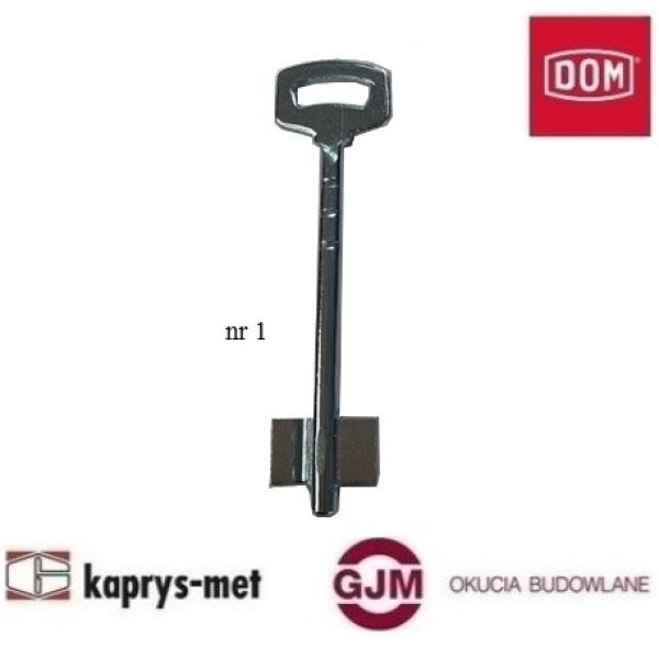 Klucz dwupiórowy-długi 1 DOM POLSKA