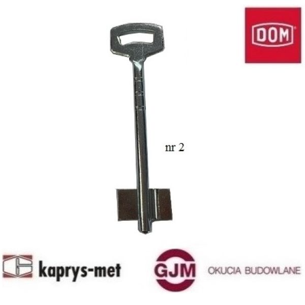 Klucz dwupiórowy-długi 2 DOM POLSKA