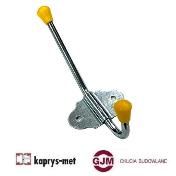 Wieszak kapelusz pojedynczy przykręcany kolor mix