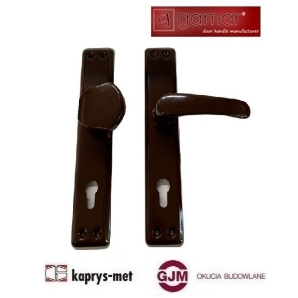 Pochwyt klamka bramowa Mercury Gamar 90 na wkładkę czarny