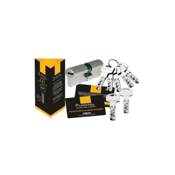 Wkładka 30Gx35 MCM BS 6 DUAL klasa B z gałką satyna zmienny kod 2w1