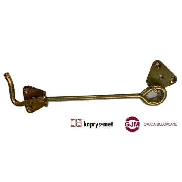 Hak budowlany duży 300 mm ocynk żółty