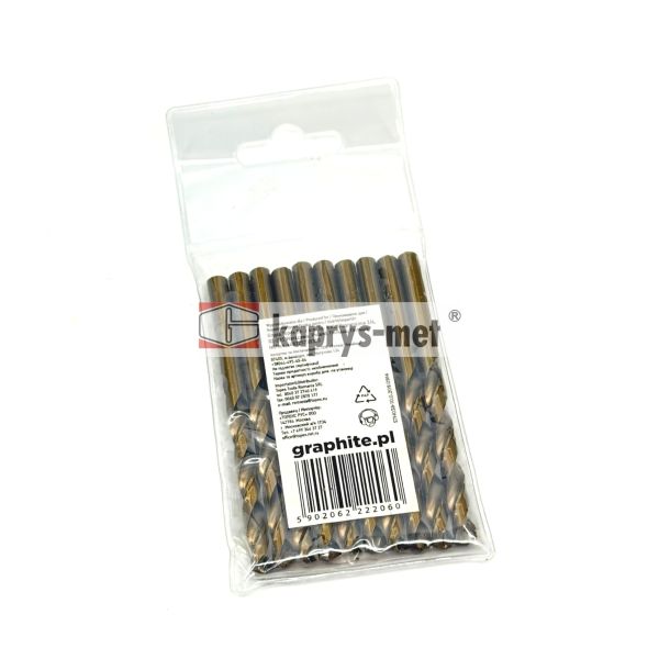 Wiertło kobaltowe 6,0 (A-) GRAPHITE