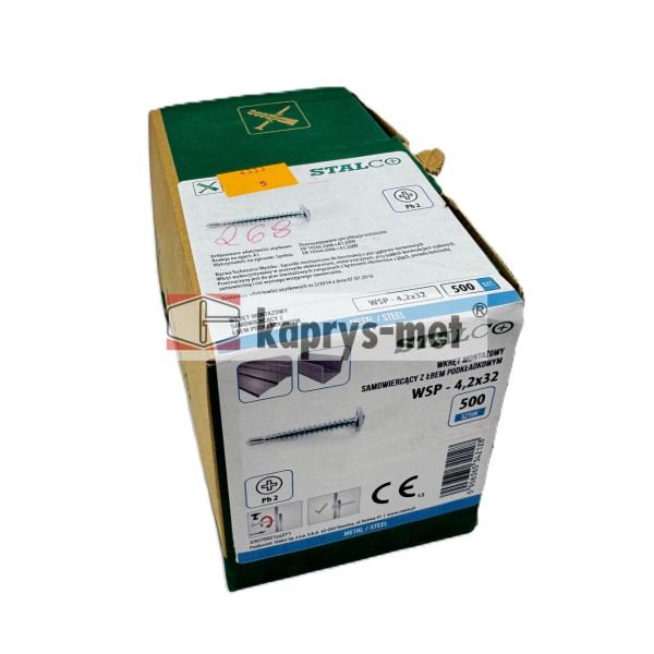 Wkręty WSP 4,2x32 paczka 500 szt STALCO