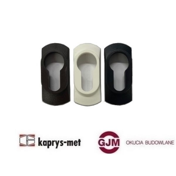 Szyld pod wkładkę biały brąz czarny