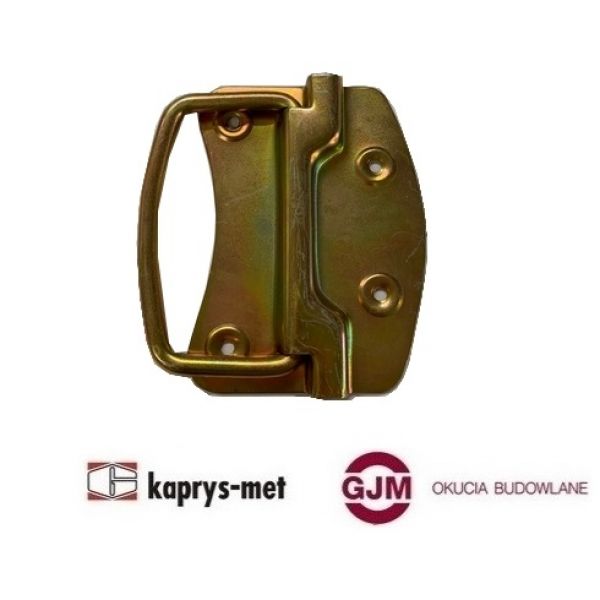 Uchwyt do skrzyni 110x80 ocynk biały ocynk żółty