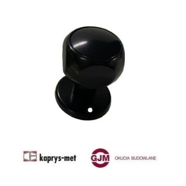 Gałka stała malowana czarny WISBERG
