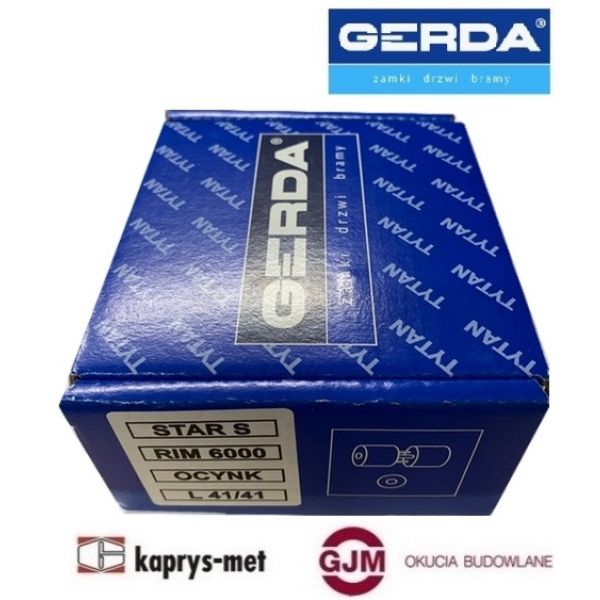 Wkładka bębenkowa atestowana RIM 6000 STAR S L41/41 stary typ GERDA