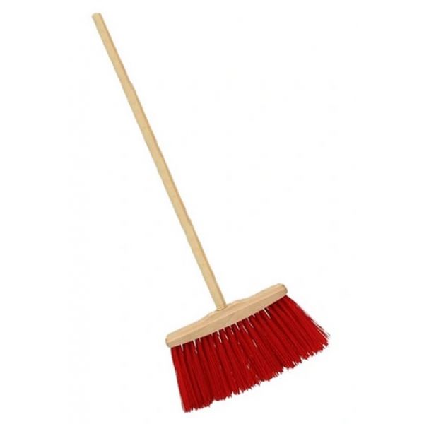 Miotła gospodarcza + kij